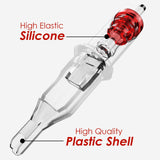 Wormhole Tattoo Cartridge Needles 9M1 Tattoo Cartridges Professional Disposable Tattoo Needle Cartridge Sterilized Tattoo Needles Safe Cartridge Needles 1209M1