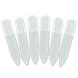 Mont Bleu Small Premium Glass Nail File - Genuine Czech Tempered Glass - Handmade in Czech Republic - Best Crystal Nail File for Women