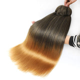 26“ Xpression Pre-stretched Braiding Hair Easy Braid Yaki Soft Synthetic Hair Extensions for Box Braids Twist Crochet Hair (EZ Braiding-6PCS, T4/27#)