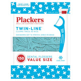 Plackers Twin-Line Dental Floss Picks, 150 Count (Pack of 4)