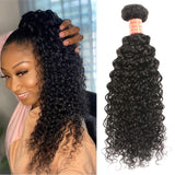 Yixiang 100% Unprocessed Brazilian Kinky Curly Virgin Hair One Bundle 8A Brazilian Curly Virgin Hair Extensions Human Hair (24 inch)