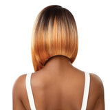 Outre melted Hairline Lace Front Wig Deluxe Wide Lace Part 2x5 HD Transparent Lace ZANDRA (1B)