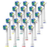 Alayna Replacement Brush Heads - Pack of 20 Generic Electric Toothbrush Heads Fits 7000, Pro 1000, 9600, 500, 3000, 8000, + More-