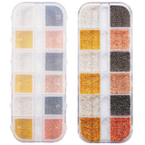 Metal Nail Steel Ball 0.6MM 0.8MM and 1.0MM Box Packaging Nails Accessories Nail Caviar Metal Bead Mini Steel Ball