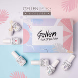 Gellen Gel Nail Polish Set - Color Changing Temperature Gel Series Pure Glitters Sparkle Colors, Trendy Fun Nail Art Colors Home Manicure Nail Gel Kit