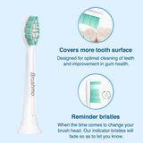 Brushmo Replacement Toothbrush Heads Compatible with Phillips Sonicare Electric Toothbrush Value Pack (8+2).