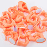 Aenoyo 36 Pcs Practice Finger Training Display Practice Stand Fake Finger Plastic Model for Nail Art Practice