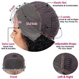 Persephone Synthetic Lace Front Wigs for Black Women Glueless Long Wavy Wigs with Natural Hairline Heat Resistant 22 Inches