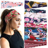 10 Pack Women Headband Head Wrap Hair Band Yoga Running Sports Cotton Headbands Elastic Non Slip Sweat Headbands Workout Fashion Hair Bands for Girls (set5)