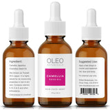 100% Pure Japanese Camellia Seed Oil - Authentic Tsubaki Oil - Japonica - Cold Pressed, Unrefined - Nourish, Moisturize with Natural Antioxidants, Hair and Skin - Rich in Vitamin E - 60ml