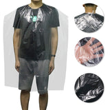 50Pcs Hair Salon Capes, Disposable Clear Hair Cutting Capes, Waterproof Haircut Cover Shampoo Barber Cape, Perfect for Home Barbershop and Salon Hairdressing, Hair Coloring, Perming - 51.2" x 36.2"