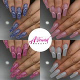Dip Powder Nail Kit - 10 Dip Powder Colors Refill with Glitter Nail Dip Powder