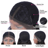 Curly Lace Front Wigs Human Hair Deep Curly Human Hair Wigs for Black Women T Part Lace Front Wigs Human Hair Pre Plucked with Baby Hair 150% Density (14 Inch)