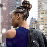 [MULTI PACKS DEAL] SENSATIONNEL AFRICAN COLLECTION KANEKALON AQUATEX PRE-LAYERED SYNTHETIC BRAID 48" / WATER-REPELLENT - 3XRUWA (2PACK, 1 Jet Black)