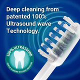 Emmi-dent Ultrasonic Toothpaste with Nano-Bubbles - Ultrasonic Tooth Cleaner. Cleans with Ultrasound Technology and Nano-Sized Bubbles. 2.5 oz (Fresh, 3 Pack)