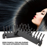 6D Hair Extension Buckle 40pcs Clips for Real Hair Ponytail Accessory Tool Kit No Trace Hair Extension