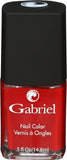 Gabriel Cosmetics, Nail Polish Classic Red, 0.5 Fl Oz