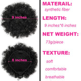Afro Puff Drawstring Ponytail for Black Women Kinky Curly Afro Bun Extensions Chignon Updo Hairpiece