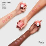 KAJA Cheeky Stamp | Blendable Blush | 03 Bossy - soft coral | Cruelty-free, Vegan, Paraben-free, Sulfate-free, Phthalates-free, K-Beauty