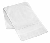 Bath Units Easy Reach Athletic Towel and Wash Cloth, White