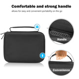 ProCase Hard Travel Case for Philips Norelco Multigroom Series 3000 5000 7000 MG3750 MG5750/49 MG7750/49 Men's Electric Trimmer Shaver and Attachments -Black