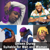 12 Packs Velvet Durag for Men and Women Unisex Crushed Velvet Waves Durags Cap Long Tail Headwrap Durag Turban Hat Head Wrap with 4pcs Stocking Cap Long Wide Straps Do Rag Durag Pirate Hat