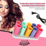 Professional Electric Heated Roller Curling Roll Hair Tube No Hair Injury Charging Type Hair Styling Tool