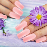 960 Pieces 47 Sets Medium Square Press on Nails Fingernails Glossy False Nail Artificial Fake Nail Full Cover Colorful Acrylic Nail Tip Kit for Women and Girls (Glossy Color)