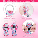 Chapstick Holder Keychain Bulk, Cludoo 30Pcs Chapstick Lip Balm Lipgloss Lipstick Holder Keychains for Lipstick, Chapstick, Lip Balm, lanyards, 30 Vibrant Colors