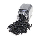 Vlasy 1000Pcs 4mm Silicone Lined Micro Ring Beads for Hair Extensions 5Colors Apply (1000Pcs Black)