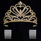 YZHSTONE Gold Tiaras Crowns Women Girls Birthday Queen Crown Princess Costume Pageant Prom Crown