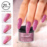 Dipping Nail Powder Colors Set - 10 Glitter Dip Powders Colors Nails Set for Christmas Party Wedding No Nail Lamp Needed for French Nail Manicure Nail Art