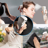 Fine Mist Spray Bottle -Continuous Spray Bottle for Hairdressing, Gardening, Cleaning, Applying Oil, Etc. Clear Colored with Capacity of 6.7oz/200ml - Banogo