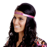 Hipsy Adjustable Non Slip Smooth Glitter & Sports Headbands for Girls & Teens Multi Packs