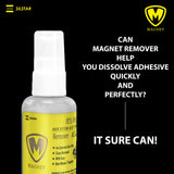 Magnet Wig Glue for Men Black 1.35oz + Magnet Wig Glue for Men Remover 2.03oz / Made in Korea/Frontal Closure, Toupee, Man Weave, Hairpiece, LACE Wig/Oil-Resistant/Waterproof/Moisture Control