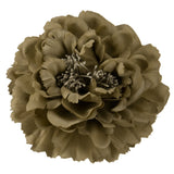 Multi Petal Flower with Pin and Clip - Taupe OSFM