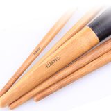 Makeup Brushes 6pc Confidence Perfection with Organic Bamboo Handle and Premium Quality Super Soft Bristle For Incredible Makeup Touch Up Comes With Mascara Brush Oval Brush