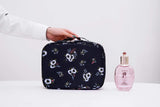 Makeup Cosmetic Bag Large Toiletry Bag for Women, Portable Travel Organizer Multifunctional Case, Waterproof Pouch Ladies' Inner Bag Light Compact Convenient Storage Bag with Removable Pencil Case