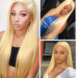 12 Inch Straight Short Bob Blonde 613 Bundles For Black Women 100% Real Platinum 613 Brazilian Human Hair Bundles Remy Virgin Straight Short Blonde Human Hair Bundle