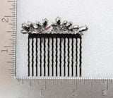 Faship Gorgeous Rhinestone Crystal Floral Hair Comb