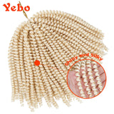 4 pack spring twist crochet braiding hair Ombre Colors Synthetic Hair Extension (#613)