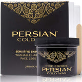 Parissa Persian Cold Wax Hair Remover Kit, Large, 8 Oz