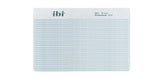 IBI 100 Premium Jumbo Zebra Cushion File | Grit 100/100 | Washable & Sanitizable Nail File for Professionals (25PCS)