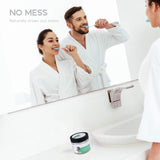 NO‌ ‌MESS‌ ‌Natural‌ ‌Teeth‌ ‌Whitener‌ ‌-‌ ‌White‌ ‌Activated‌ ‌Charcoal‌ ‌w/‌ ‌Coconut,‌ ‌Bamboo‌ ‌&‌ ‌ Hardwood‌ ‌Formula‌ ‌-‌ Remineralizing‌ Mint, Non-Fluoride & Natural‌ ‌Active‌ ‌Whitening‌