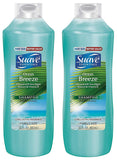 Suave Essentials Shampoo - Ocean Breeze - Family Size - Net Wt. 30 FL OZ (887 mL) Per Bottle - Pack of 2 Bottles