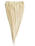Invisible Halo Human Hair Extensions Blonde Remy Halo Real Hair Extensions Hidden Crown Halo Hair Extensions Straight One Piece Double Weft Can Be Adjusted for Women(16Inch,#60 Platinum Blonde)80g