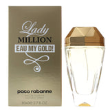 Lady Million Eau My Gold ! by Paco Rabanne 2.7 oz Eau de Toilette Spray
