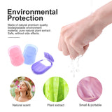 Portable Disposable Soap Sheets, Mini Portable Hand Washing Travel Hiking Washing Hand Bath Toiletry Paper Soap Sheets Bathing Soap (40 Boxes)