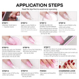 Dip Powder Nail Kit 6 Colors Red Glitter Dipping Powder System Starter Kit Acrylic Dipping System for French Nail Manicure Nail Art Set Essential Kit,Portable Kit for Travel