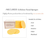 100% Natural Cellulose Compressed Facial Sponges - 50 Count
